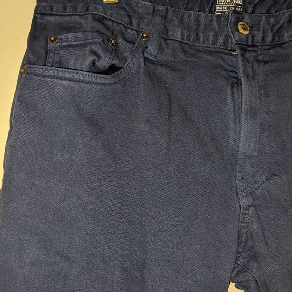 BONOBOS Men Straight Fit Denim Travel Jeans 36x34 - Picture 6 of 6